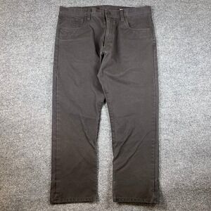 Filson Dry Tin Cloth Pants Mens 38x30 Gray Raven Five Pocket Chino Original